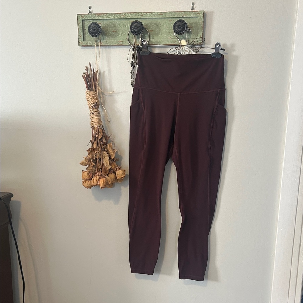 Lululemon Dark Purple High-Waisted Leggings